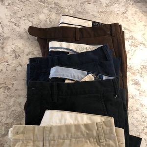 4 pairs of Polo casual pants size 38/32